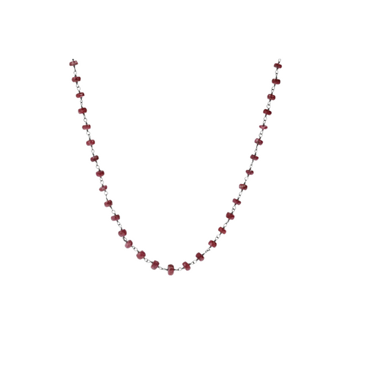 Collar Albert M. con rubí indio
