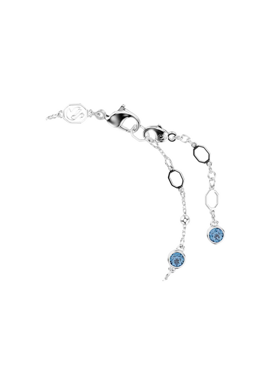 Pulsera Swarovski Imber de rodio con piedras azules