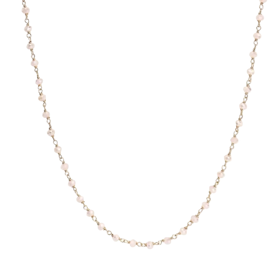 Collana Amen Rosè Con Cristalli Rosa CLRR70
