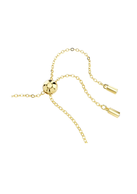 Pulsera Swarovski Tennis Matrix Caramel bañada en oro amarillo