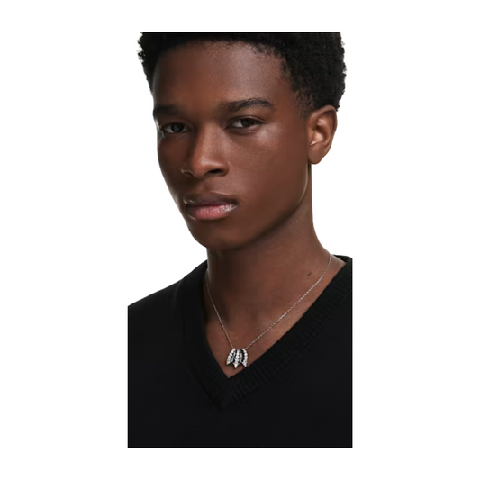 Collar Swaovski Sublima con colgante bañado en rutenio