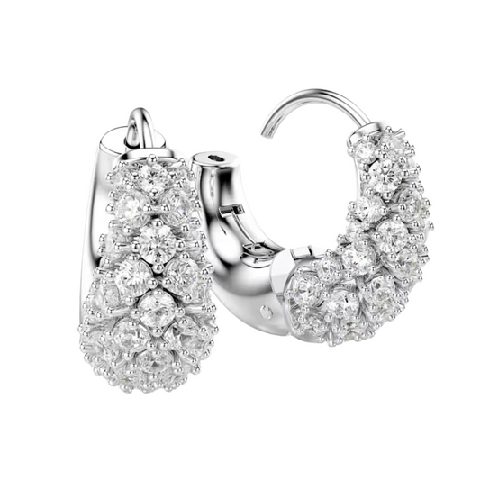 Pendientes de aro pequeños Swarovski Sublima