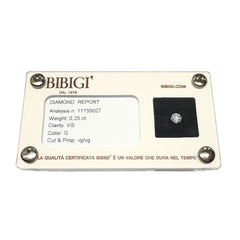 Blister Bibigì Con Diamante Certificato In Diverse Carature -