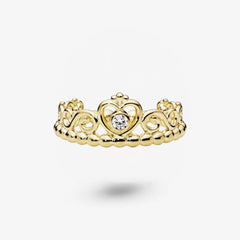 Anello Pandora Tiara Dorata 167158CZ