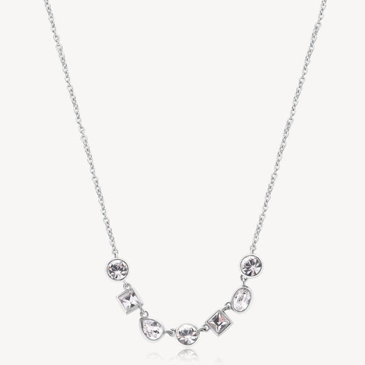Brosway Symphonia Necklace In Steel With Crystals