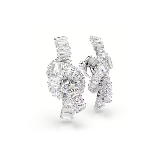 Orecchini Swarovski Matrix Nodo Taglio Baguette