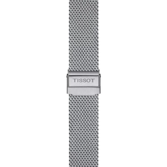 Reloj Tissot Everytime con esfera verde y correa de malla milanesa