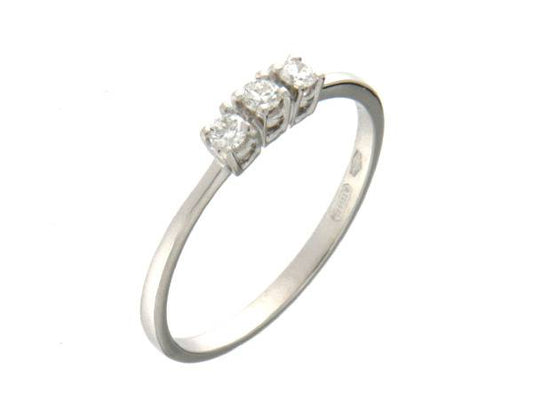 Anillo Trilogy de Mirco Visconti en oro blanco y diamantes