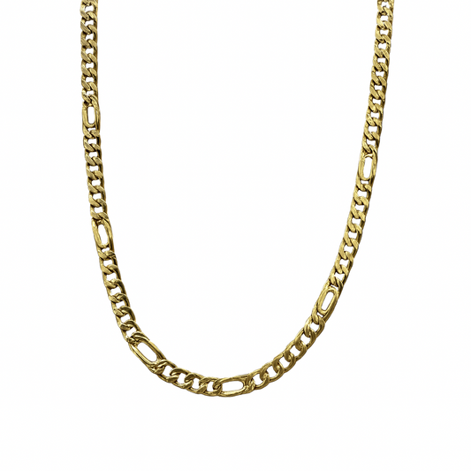 Collana da Uomo in Oro Giallo 18 KT con Maglie Geometriche