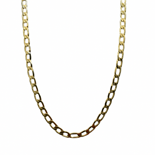 Collana da Uomo in Oro Giallo 18 KT con Maglie Geometriche