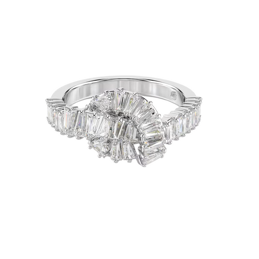 Anello Swarovski Matrix Nodo Taglio Baguette