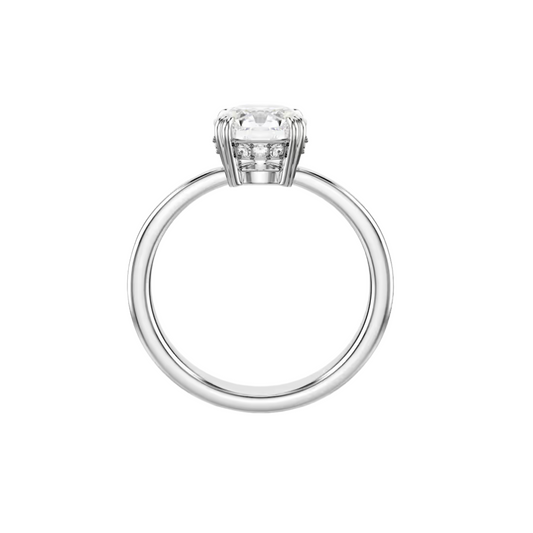 Anello Swarovski Cocktail Solitario Con Cristalli Swarovski