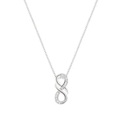 Collana Amen Amore Infinito Con Zirconi In Argento CLINLUBBZ