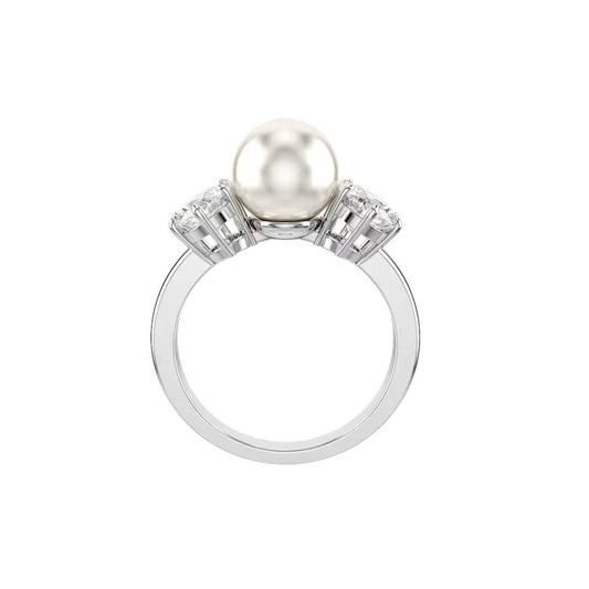Anello Swarovski Cocktail Matrix Crystal Pearl