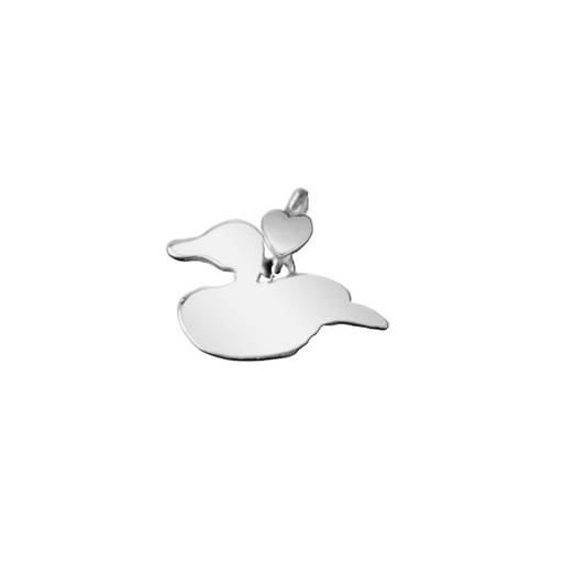 Dodo Mariani Duck Charm in Silver