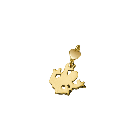 Dodo Mariani Frog Charm in 9K Yellow Gold