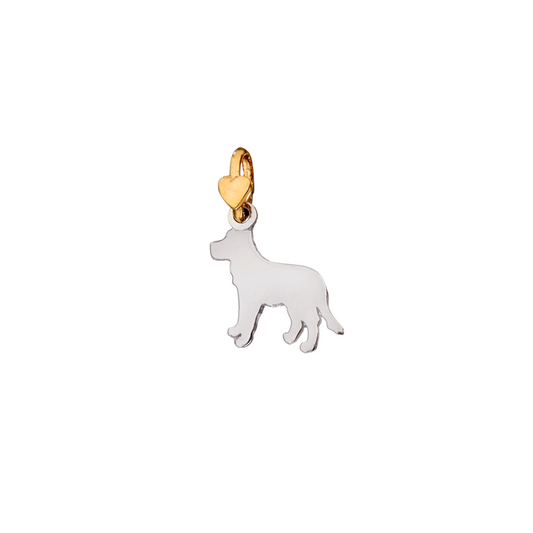 Dodo Mariani Bracco Charm in Silver and 9K Yellow Gold