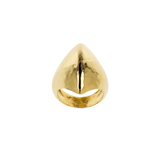 Anello Etrusca Chevalier a Scudo Martellato