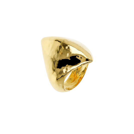 Anello Etrusca Chevalier a Scudo Martellato