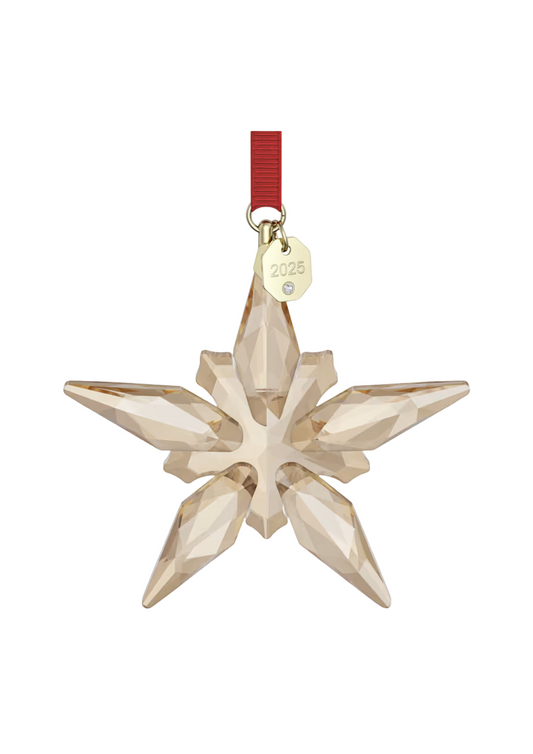Decoración Swarovski Gold Star Edición Anual 2025