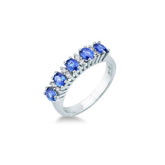 Mirco Visconti Emerald/Sapphire and Diamond Ring