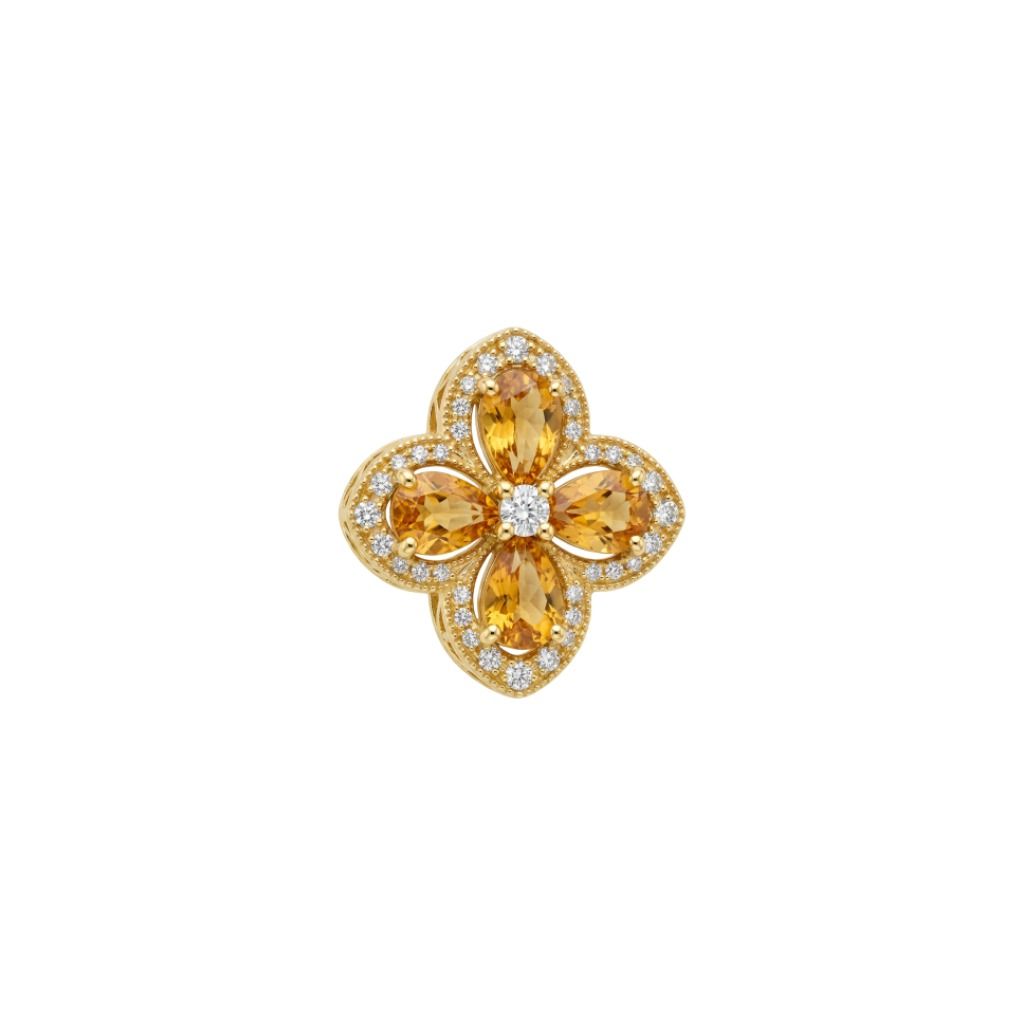 Charm Elements Sultana con diamante e citrini ECY13476.005