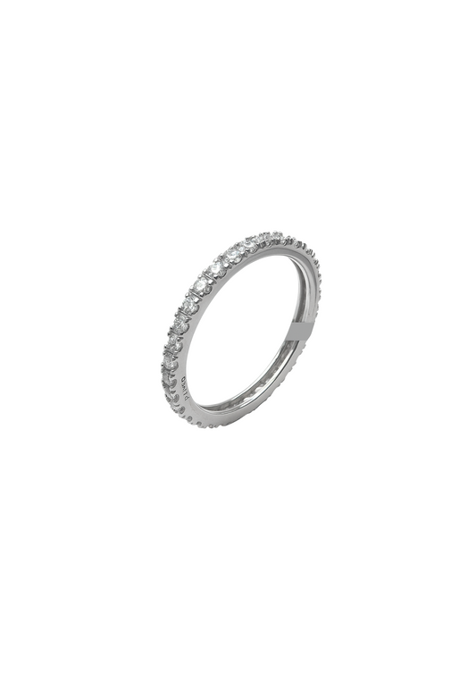 Anello Amen Donna Diamonds Veretta Con Zirconi Bianchi 1,5 mm