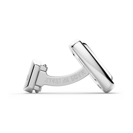 Gemelli Zancan Uomo in Argento Quadrato