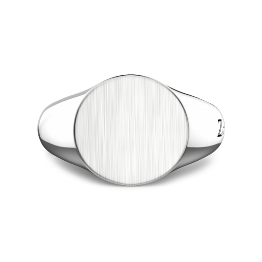 Anello Zancan Uomo Tondo Incidibile