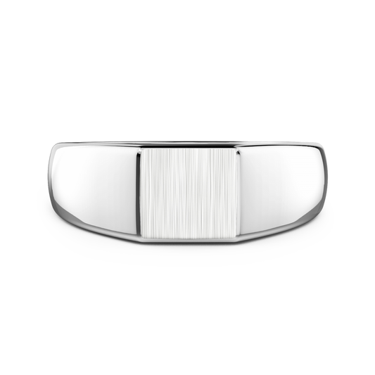 Anello Zancan Uomo in Argento Quattro Incidibile