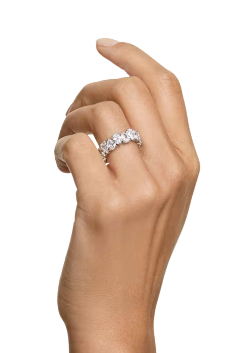 Anello Swarovski Matrix Vittore Taglio Goccia