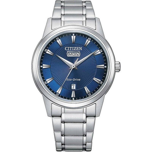 Orologio Citizen Classic Day Date Blu Eco Drive