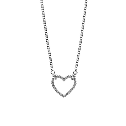 Nove25 Collana Tight Love con Cuore con Zirconi