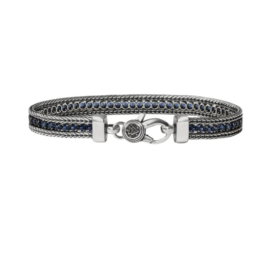 Nove25 Bracciale Tennis Blu Foxtail