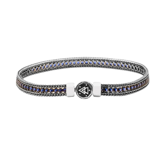 Bracciale Nove25 Tennis Blu Foxtail