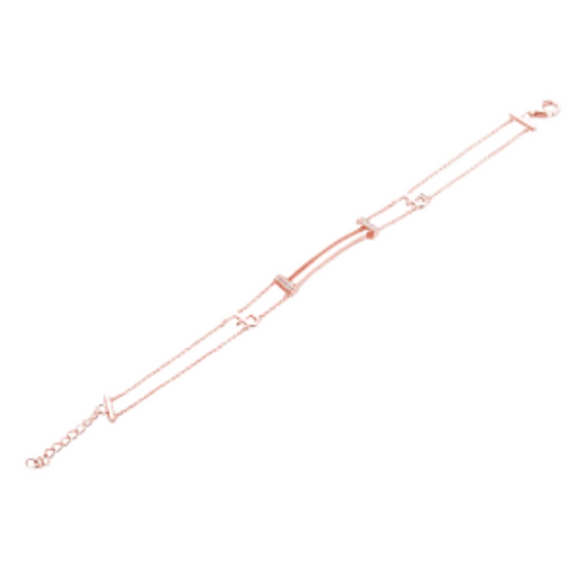 Bracciale Marcello Pane Doppia Catena Componibile