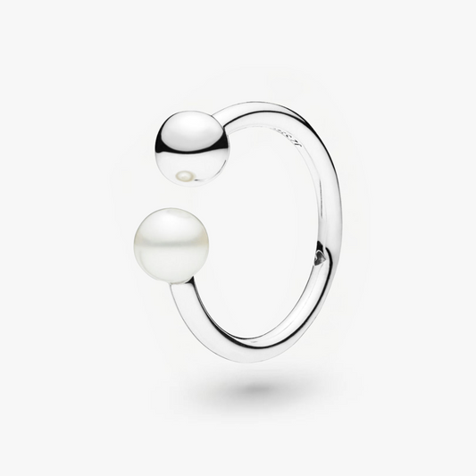 Anillo de perla contemporánea de Pandora