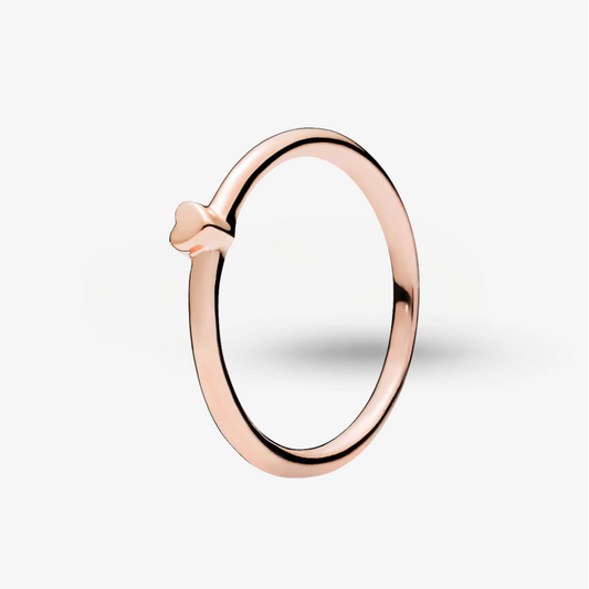 Anello Pandora Rosè Con Cuore