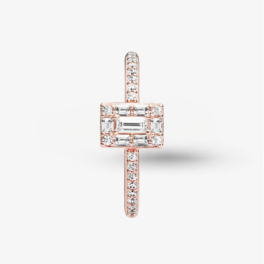 Anello Pandora Eleganza Stellare Rosè