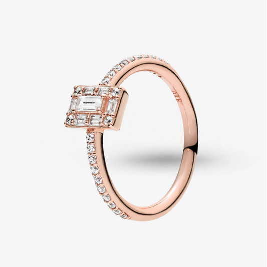 Anello Pandora Eleganza Stellare Rosè