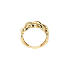 Anello Milor Gold A Fascia Maglia Grumetta Oro 375 WSGD90638.YG