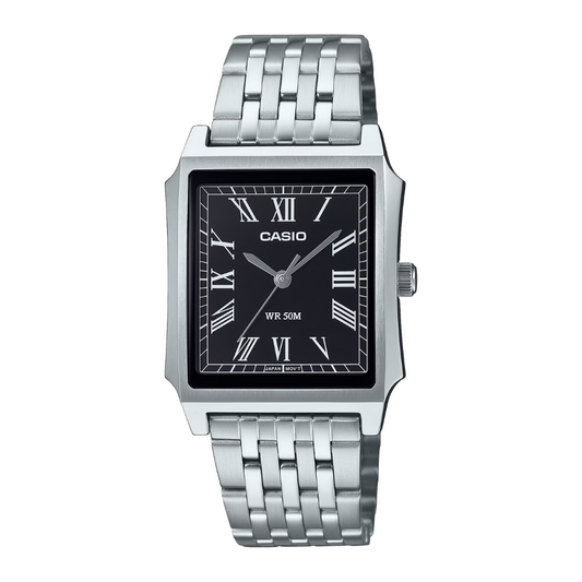 Casio Timeless Black Rectangular Watch