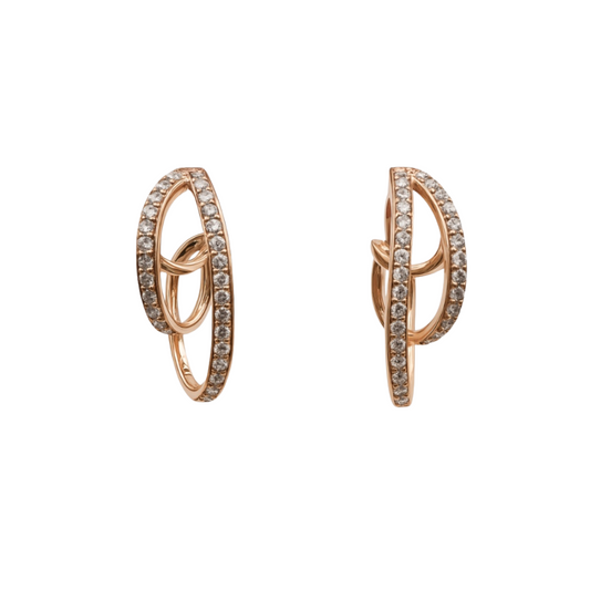 Orecchini Bronzallure Multicerchio Con Cubic Zirconia