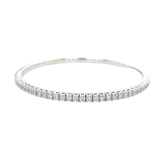 Bracciale Tennis Giorgio Visconti Elastico con Diamanti ct. 1,79 BR39878C