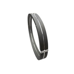 Bracciale Giorgio Visconti da Uomo in Titanio Oro e Diamante -