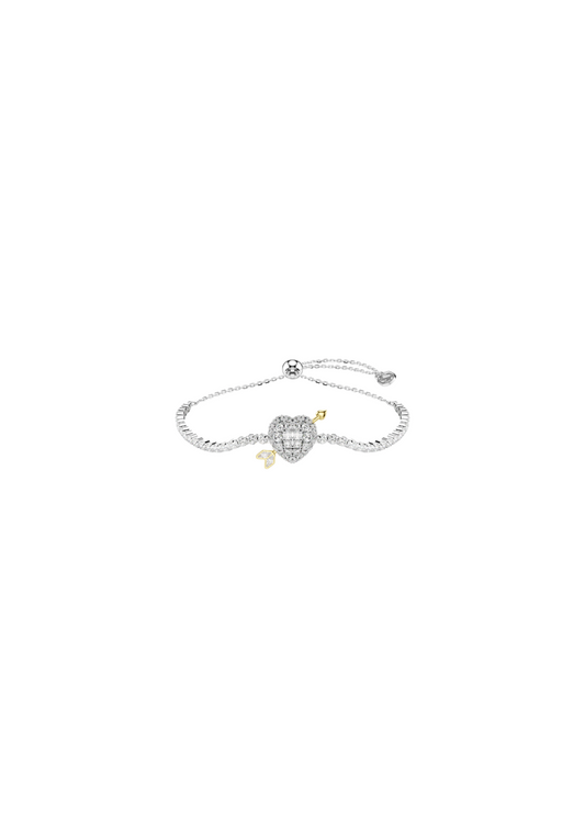 Bracciale Swarovski Idyllia Tennis Con Cuore Pavè