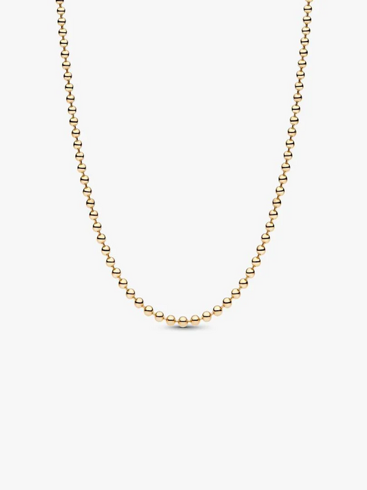 Collana Pandora Catenina A Sfere Placcata Oro 14 KT