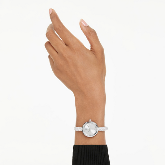 Orologio Swarovski Sublima Bangle Bracciale In Metallo Argentato