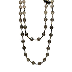 Collar Rajola Cecilia con cuarzo, espinela negra y hematita