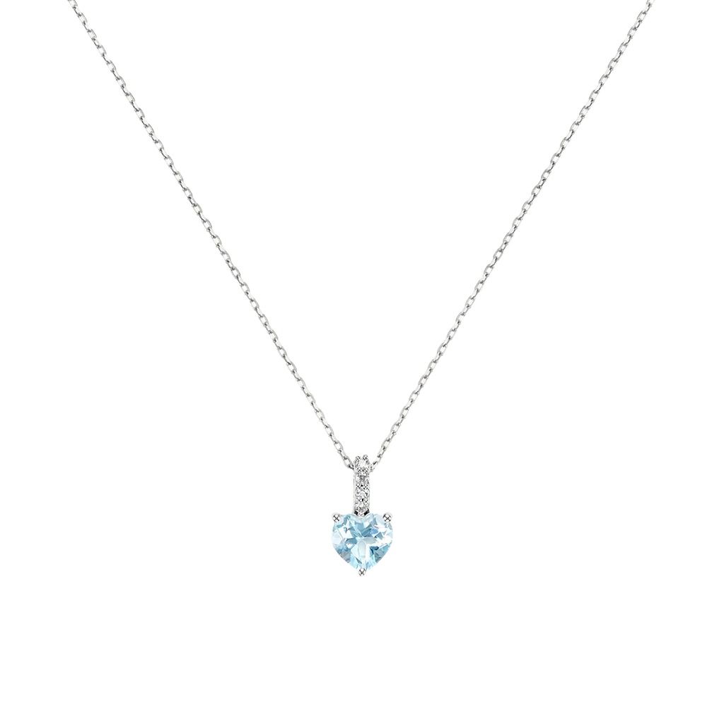 Collana Stroili Punto Luce Amélie Oro Bianco Topazio Cubic Zirconia 1413235